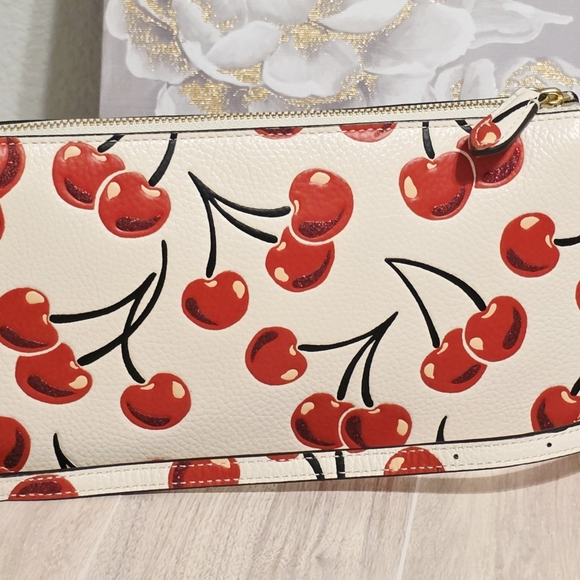 Coach Noa Pop Up Messenger Crossbody Bag With Cherry Print CA799 - Picture 13 of 16